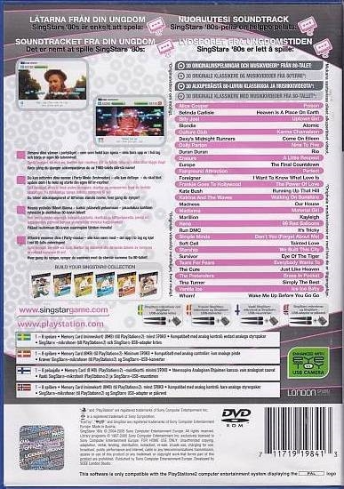 SingStar 80s - PS2 (Genbrug)